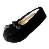 Cut Pile Design Ballerina Style Slippers