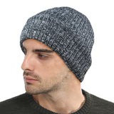 Ribbed 3M Thinsulate Lined Winter Beanie Hat