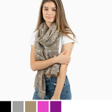 silver printed scarves online
