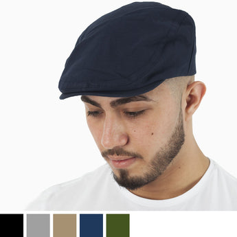 plain mens flat cap hat