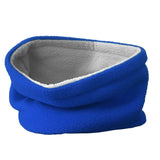 blue fleece snood neck warmer