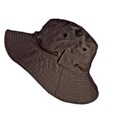 brown mens safari sun hats