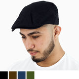 mens ladies black waterproof flat caps uk