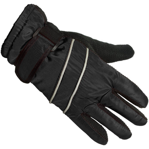 black ski gloves for girls