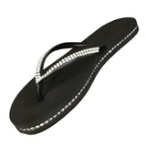 black sparkle flip flops for sale