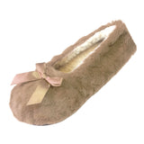 Cut Pile Design Ballerina Style Slippers