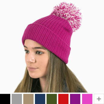 plain winter beanie hats for women