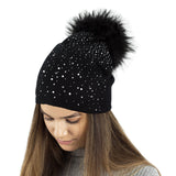 black winter beanie hats