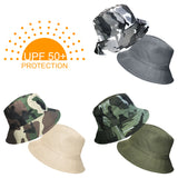 Camoflage 2 In 1 Reversible 100% Cotton Bucket Hat