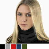 plain coloured fleece snood for men and women