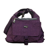 purple women's everyday handbag