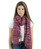 pink foil printed scarves