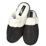 black mules and slippers for winter