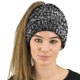 ladies ponytail hat knit pattern