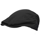 black flat caps for men