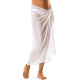 laidies plain white sarongs