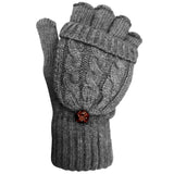 grey ladies gloves for winter