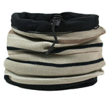 beige neck warmer for running