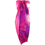 Large Multicolour Bright Floral Pattern Sarong