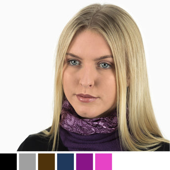 patterned fleece snood for sports and outdoors