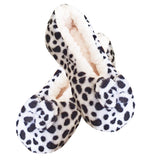 black white animal print slippers ladies