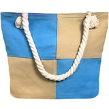 blue canvas beach bags for cheap