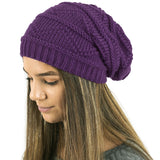 purple slouchy beanie hats for sale