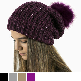 sequin beanie hats for sale