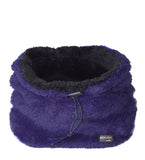 purple neck warmer fleece