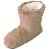 plain winter slipper boots brown