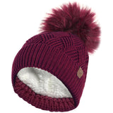 red winter beanie hat for women