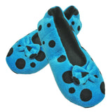 Turquoise blue house slippers