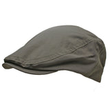 khaki mens waterproof flat caps