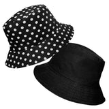 Spot Print Pattern Summer Reversible Bucket Hat