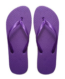 purple cheap plain flip flops